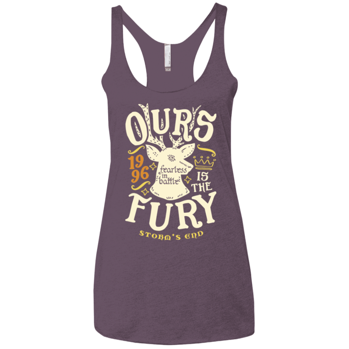 T-Shirts Vintage Purple / X-Small House of Fury Women's Triblend Racerback Tank