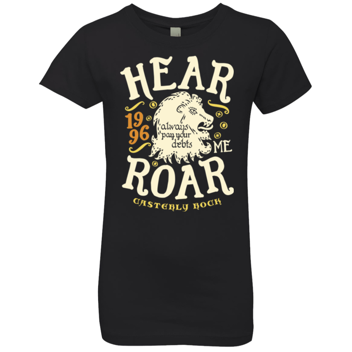 T-Shirts Black / YXS House of Lions Girls Premium T-Shirt