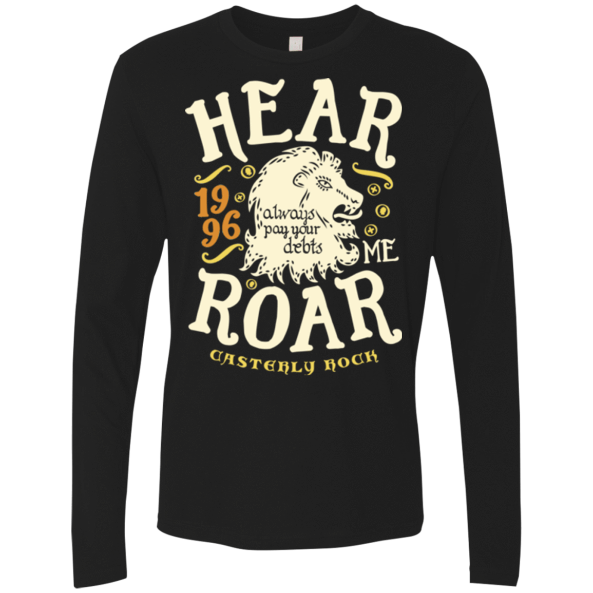 T-Shirts Black / Small House of Lions Men's Premium Long Sleeve