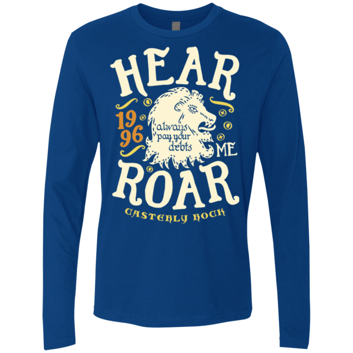 T-Shirts Royal / Small House of Lions Men's Premium Long Sleeve