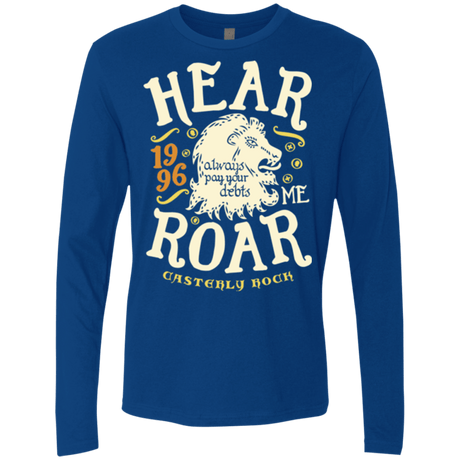 T-Shirts Royal / Small House of Lions Men's Premium Long Sleeve