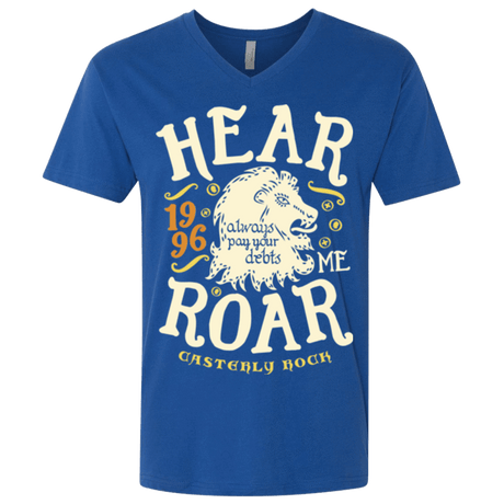 T-Shirts Royal / X-Small House of Lions Men's Premium V-Neck