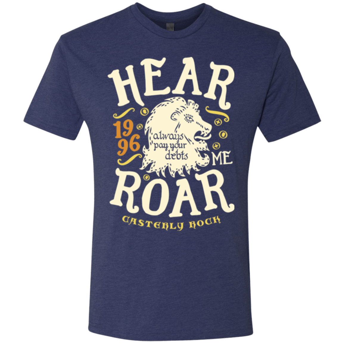 T-Shirts Vintage Navy / Small House of Lions Men's Triblend T-Shirt
