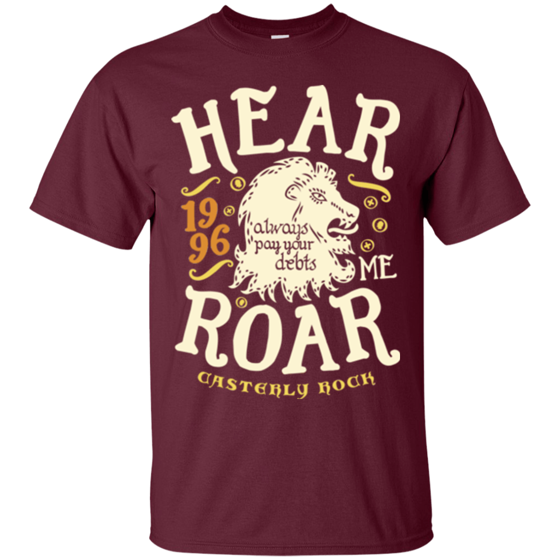 T-Shirts Maroon / Small House of Lions T-Shirt