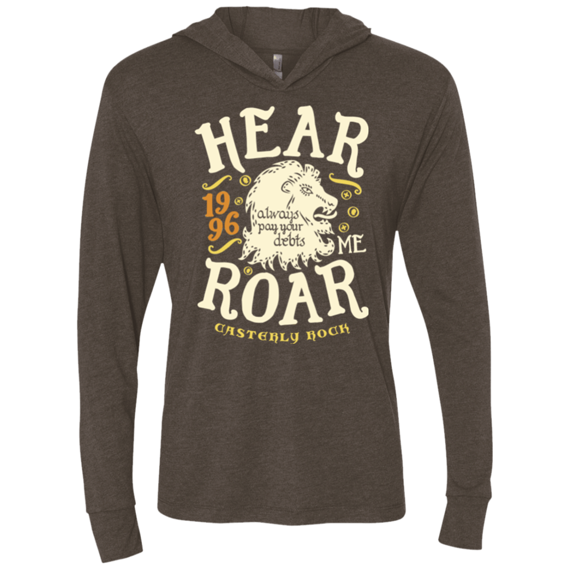 T-Shirts House of Lions Triblend Long Sleeve Hoodie Tee