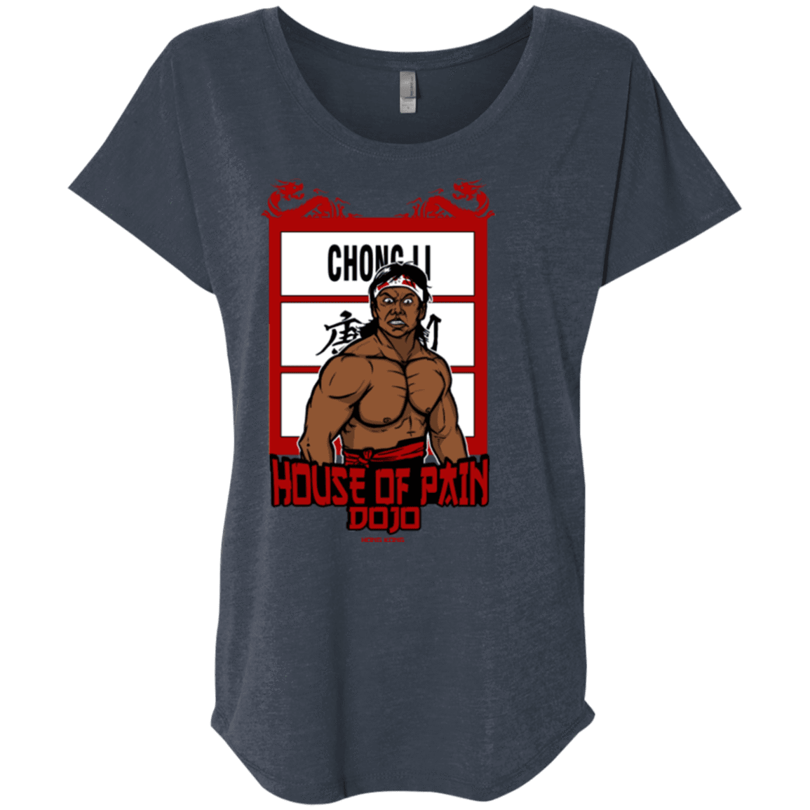 T-Shirts Vintage Navy / X-Small House Of Pain Triblend Dolman Sleeve