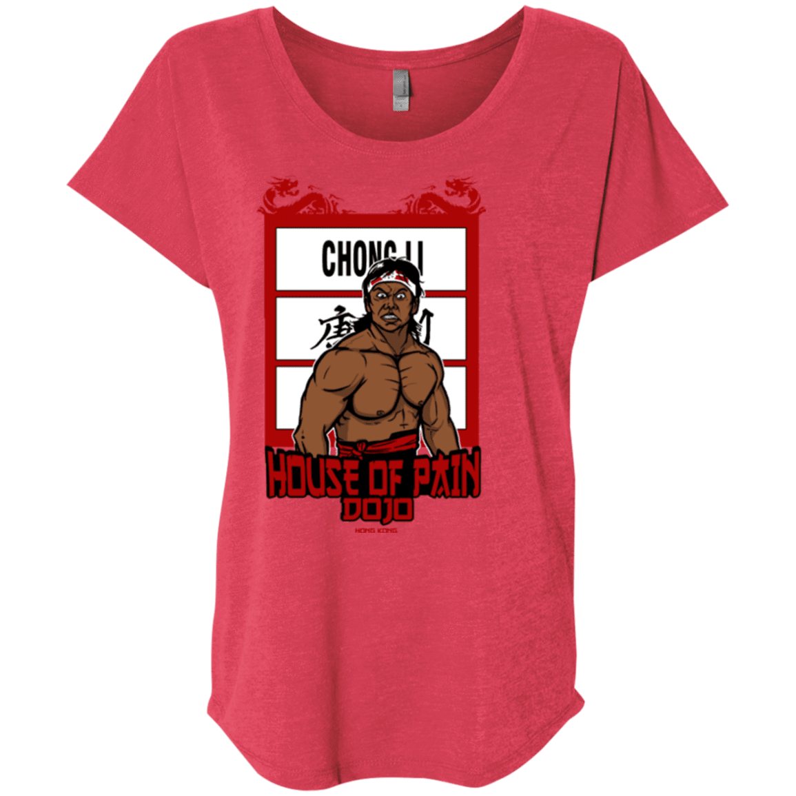 T-Shirts Vintage Red / X-Small House Of Pain Triblend Dolman Sleeve