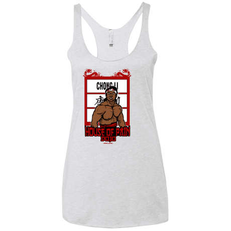 T-Shirts Heather White / X-Small House Of Pain Women's Triblend Racerback Tank
