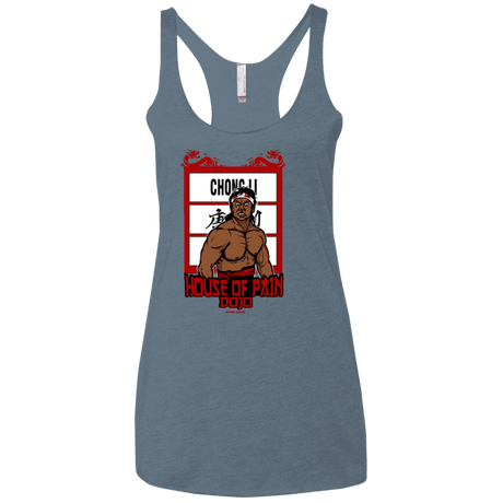 T-Shirts Indigo / X-Small House Of Pain Women's Triblend Racerback Tank