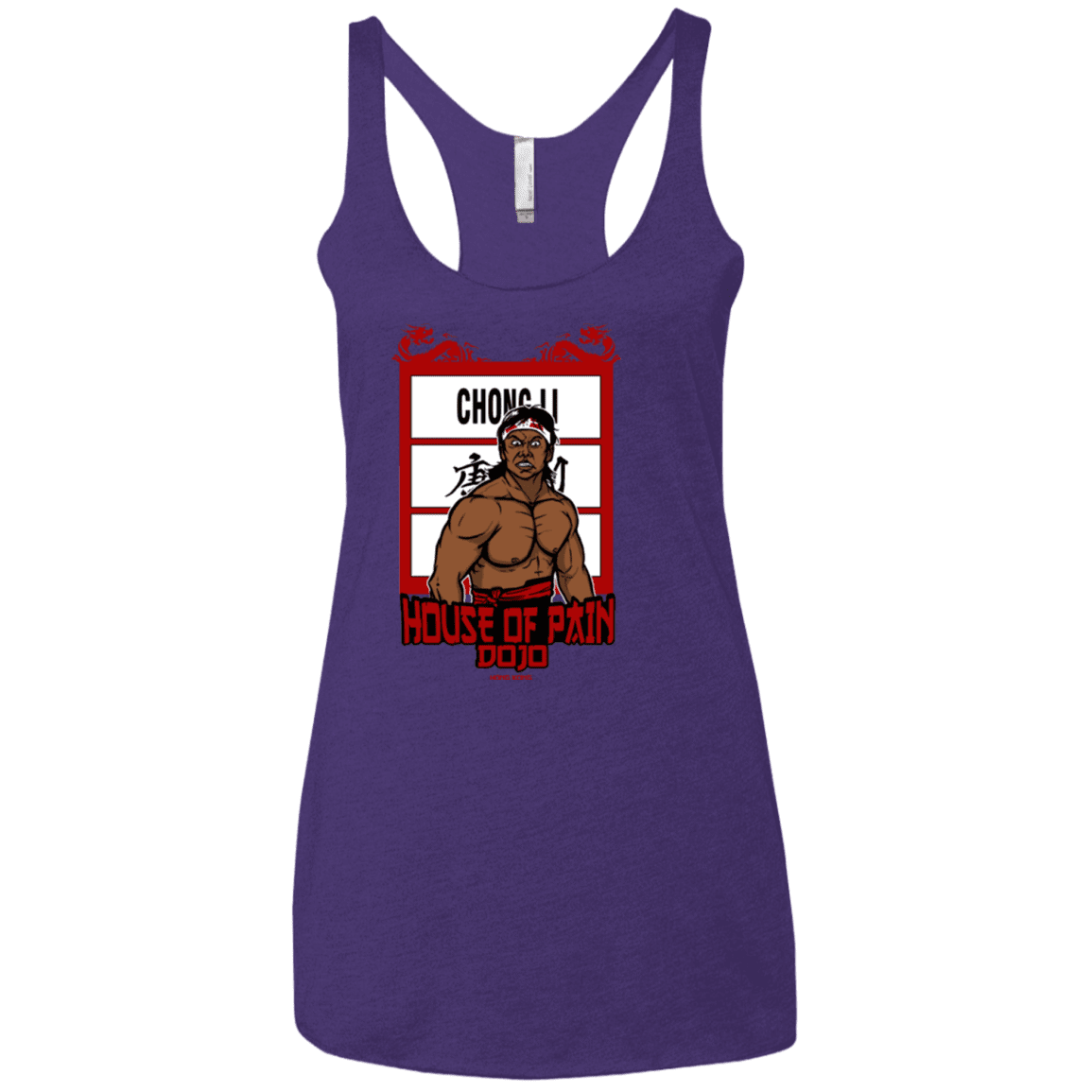 T-Shirts Purple Rush / X-Small House Of Pain Women's Triblend Racerback Tank