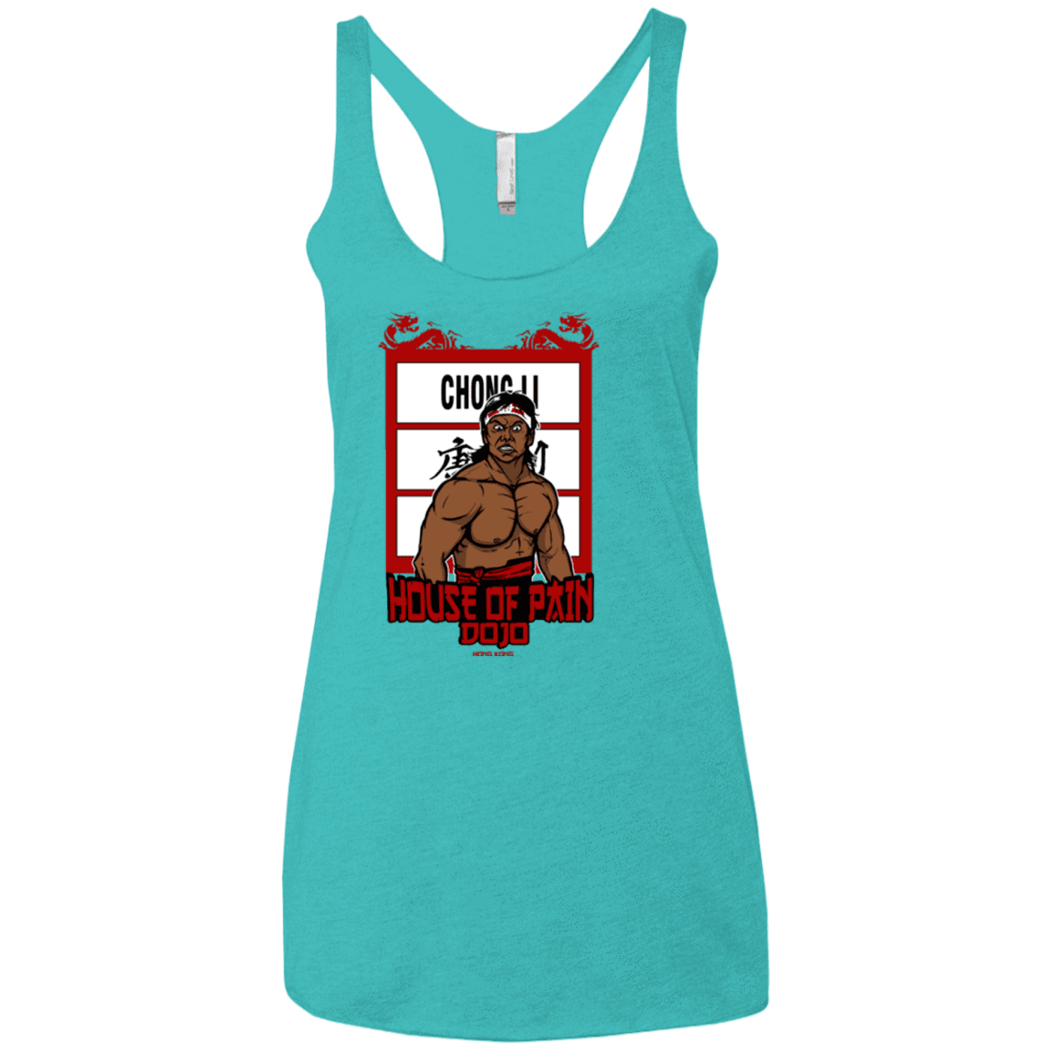 T-Shirts Tahiti Blue / X-Small House Of Pain Women's Triblend Racerback Tank
