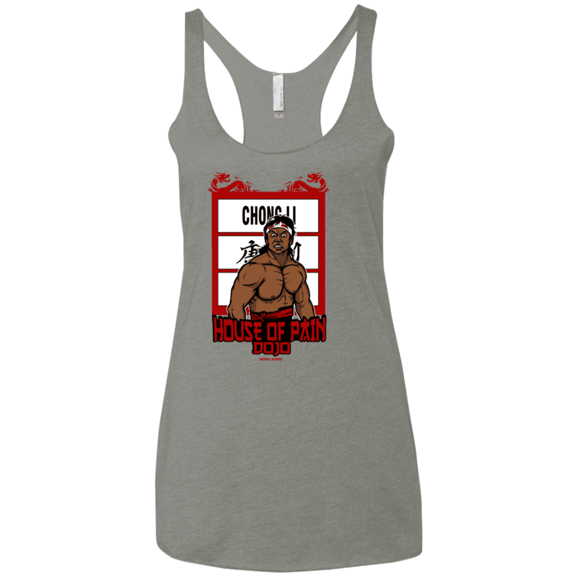 T-Shirts Venetian Grey / X-Small House Of Pain Women's Triblend Racerback Tank