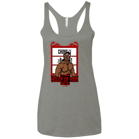 T-Shirts Venetian Grey / X-Small House Of Pain Women's Triblend Racerback Tank