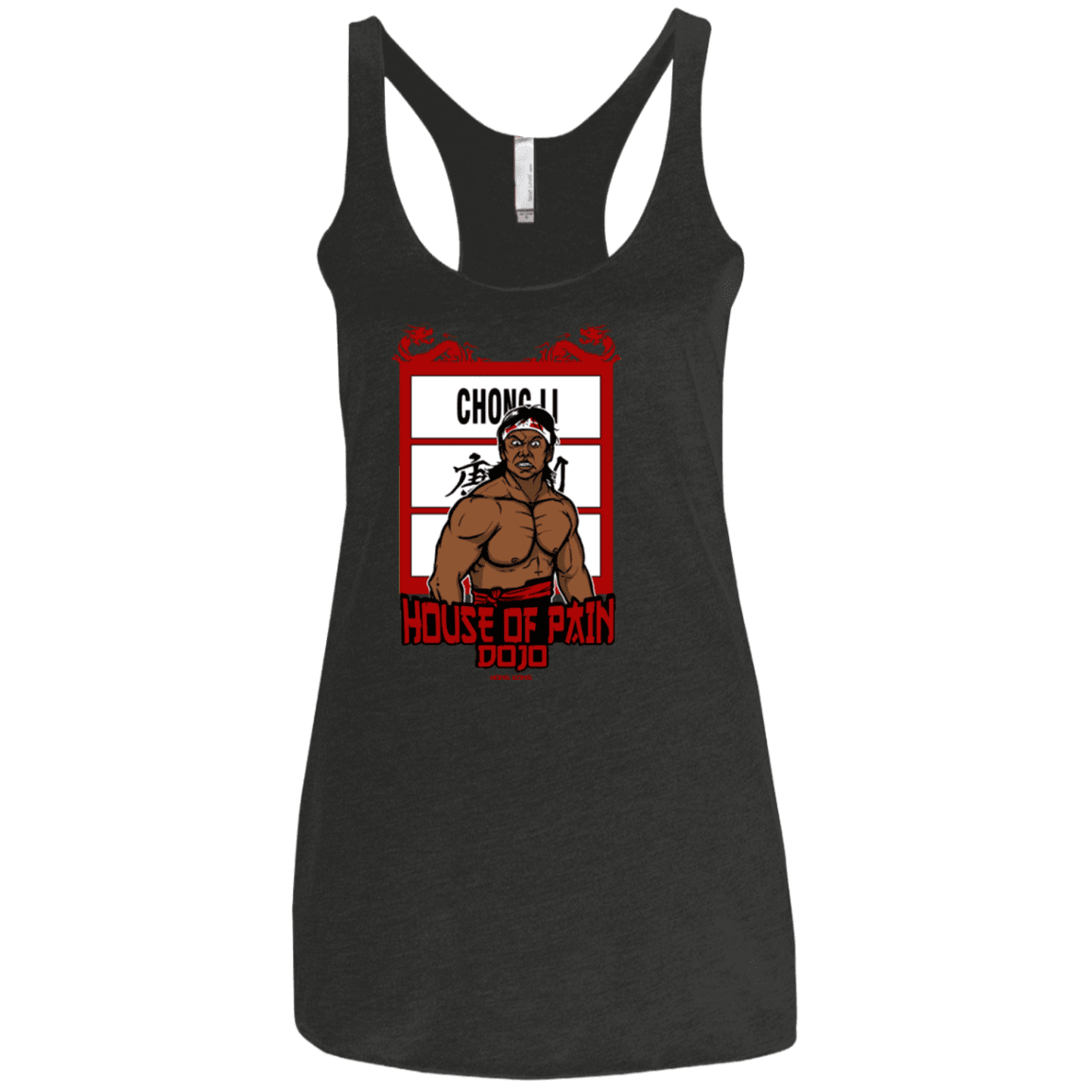T-Shirts Vintage Black / X-Small House Of Pain Women's Triblend Racerback Tank