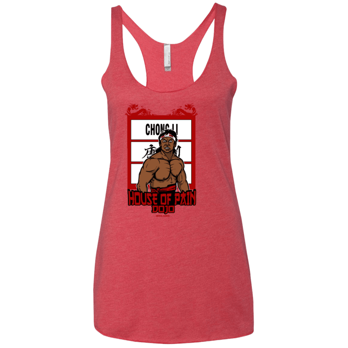 T-Shirts Vintage Red / X-Small House Of Pain Women's Triblend Racerback Tank