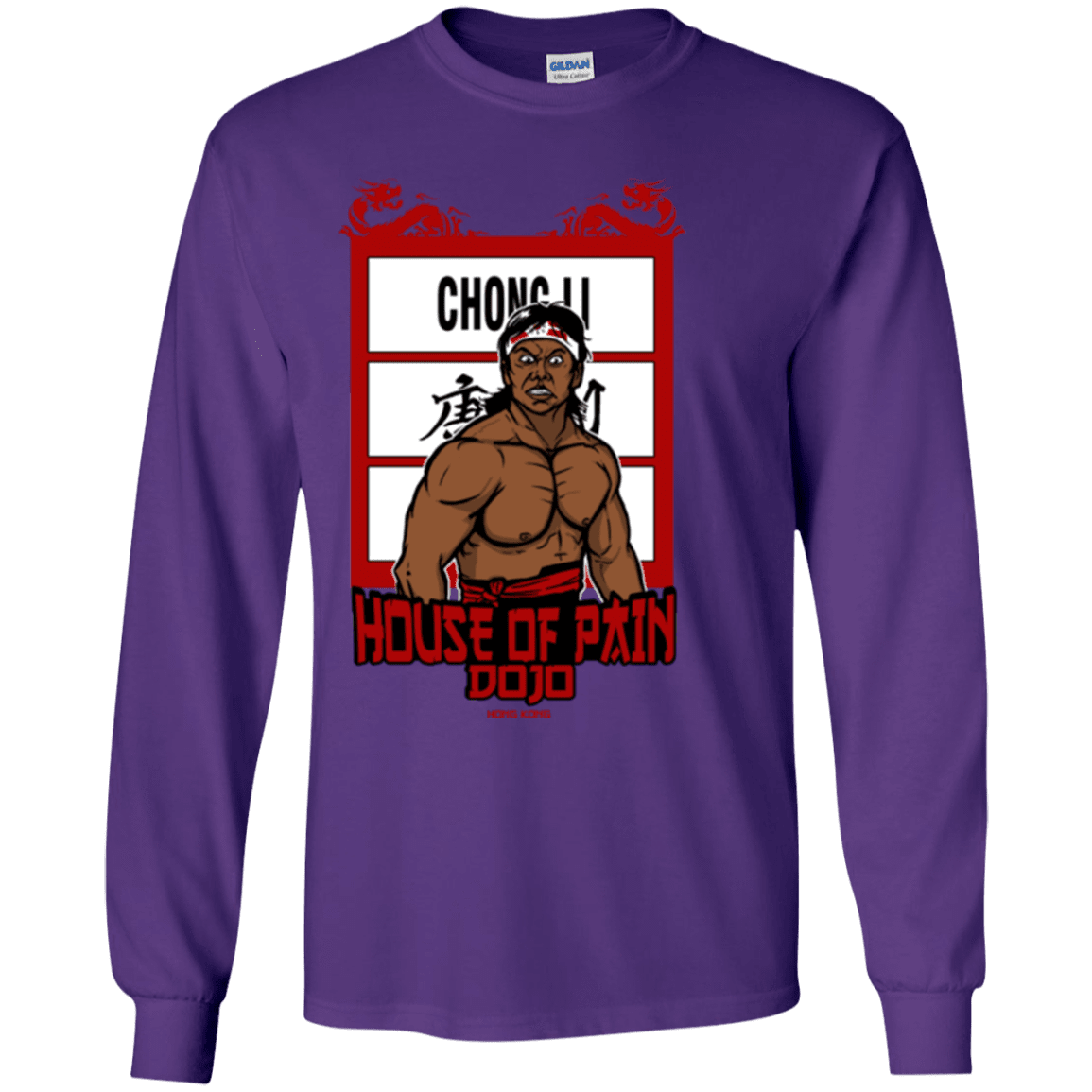 T-Shirts Purple / YS House Of Pain Youth Long Sleeve T-Shirt