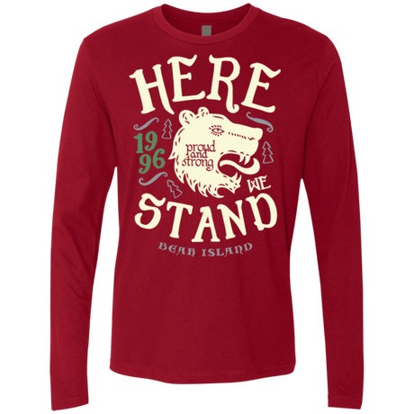T-Shirts Cardinal / Small House of Proud Men's Premium Long Sleeve