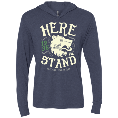 T-Shirts Vintage Navy / X-Small House of Proud Triblend Long Sleeve Hoodie Tee