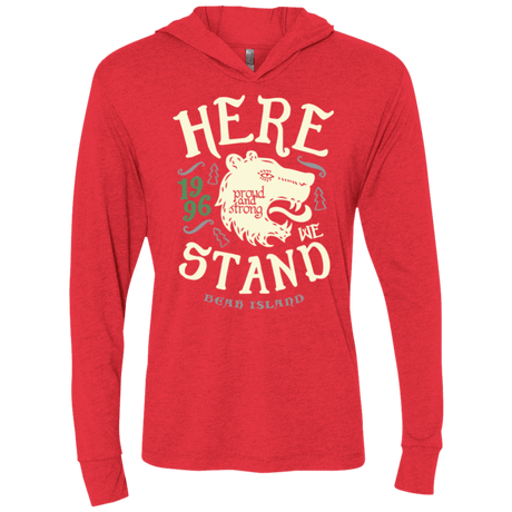 T-Shirts Vintage Red / X-Small House of Proud Triblend Long Sleeve Hoodie Tee