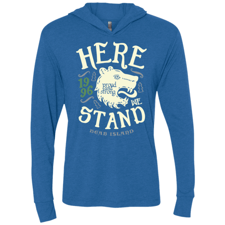 T-Shirts Vintage Royal / X-Small House of Proud Triblend Long Sleeve Hoodie Tee