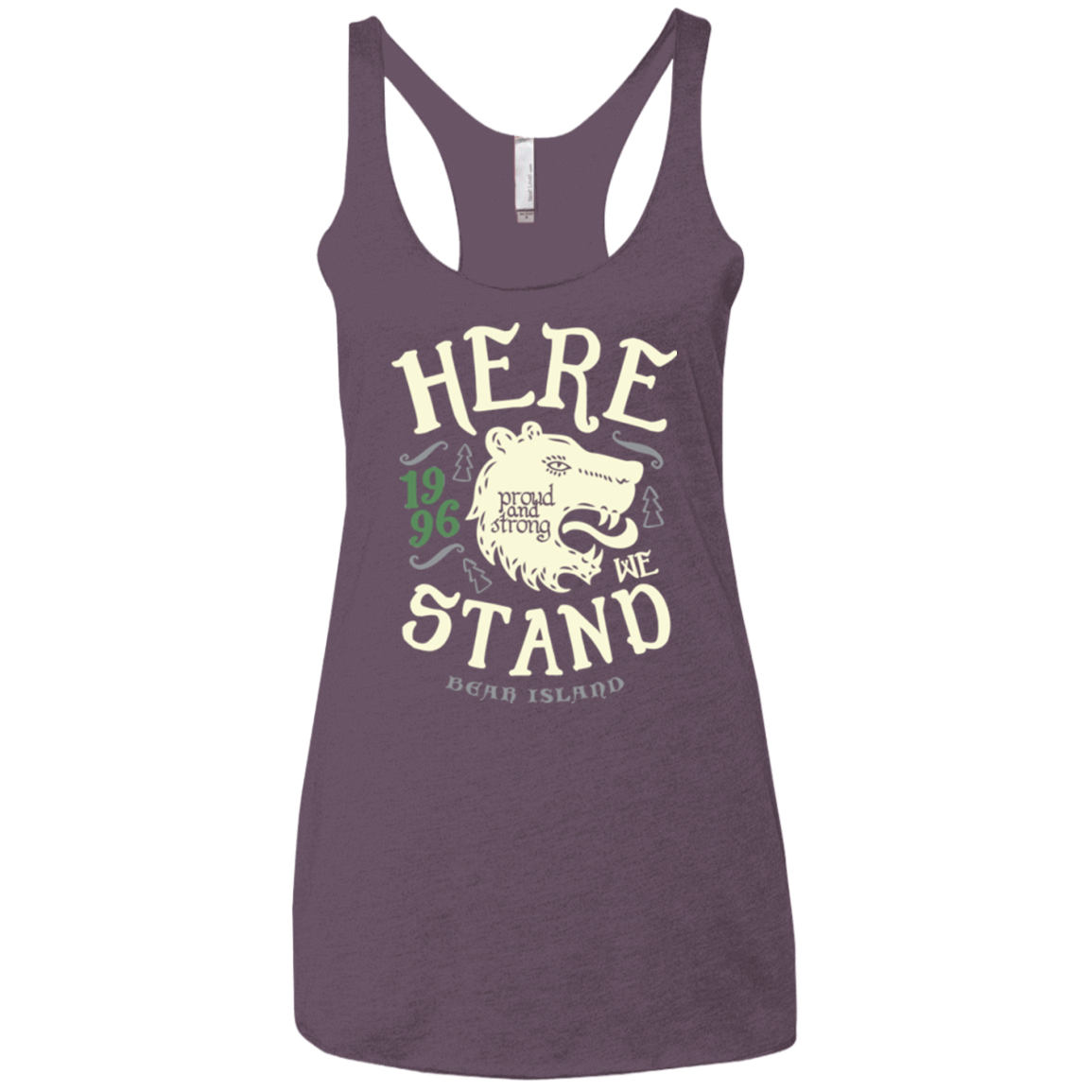 T-Shirts Vintage Purple / X-Small House of Proud Women's Triblend Racerback Tank