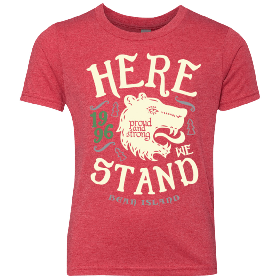 T-Shirts Vintage Red / YXS House of Proud Youth Triblend T-Shirt