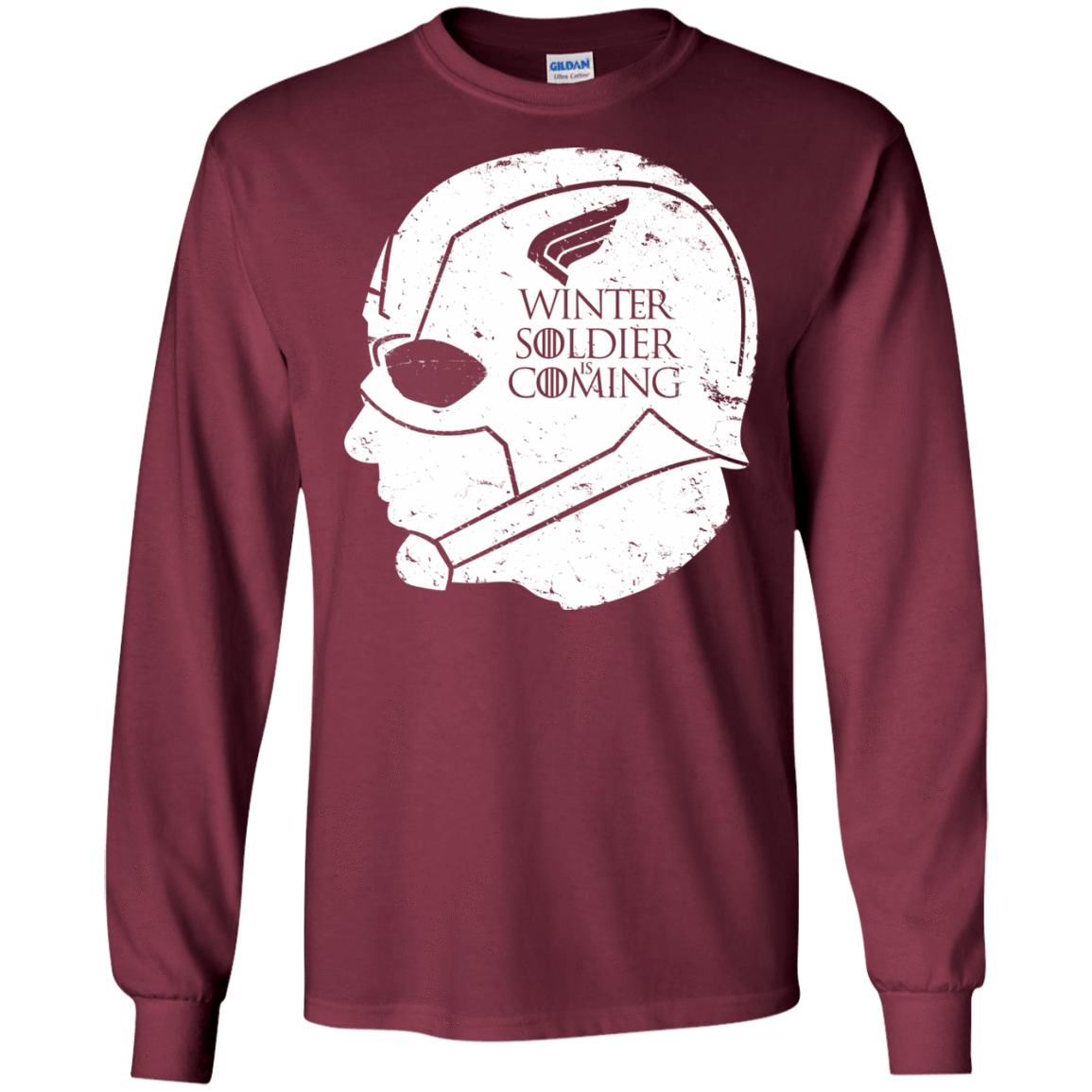 T-Shirts Maroon / S House Rogers Men's Long Sleeve T-Shirt