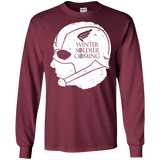 T-Shirts Maroon / S House Rogers Men's Long Sleeve T-Shirt