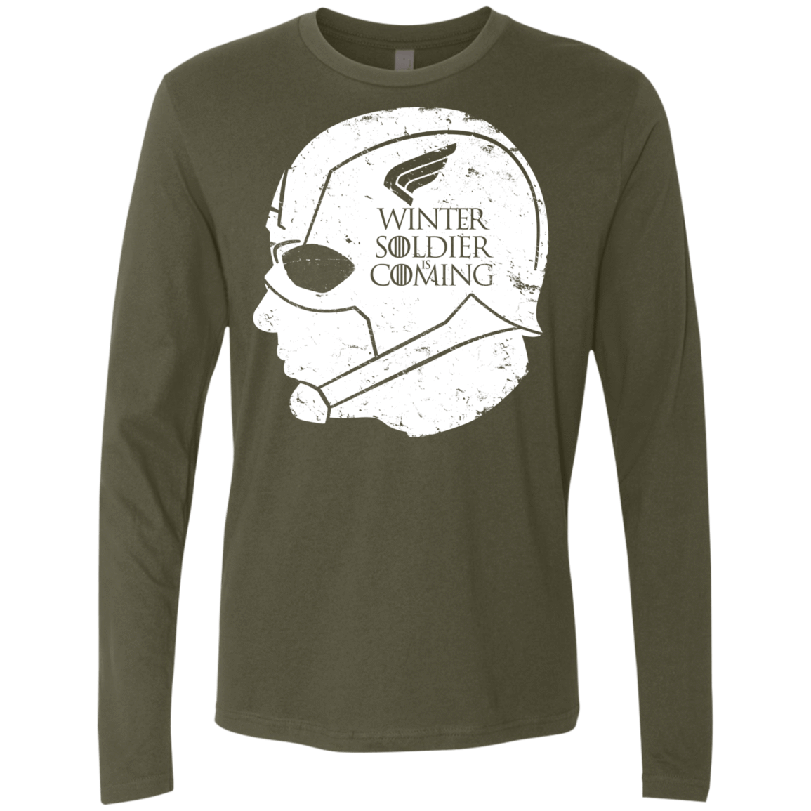 T-Shirts Military Green / S House Rogers Men's Premium Long Sleeve