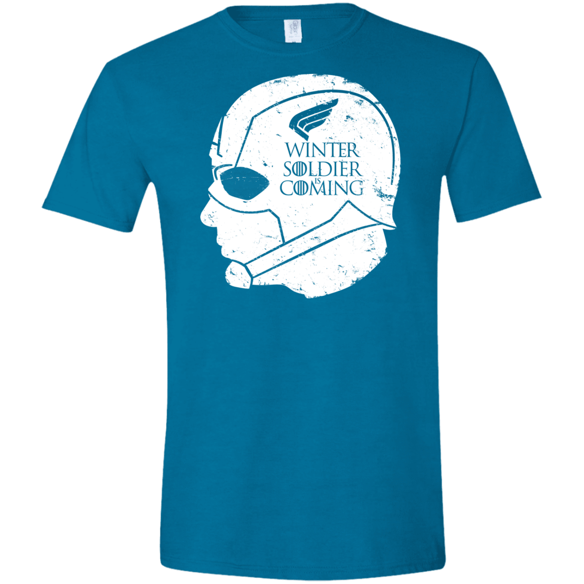 T-Shirts Antique Sapphire / S House Rogers Men's Semi-Fitted Softstyle