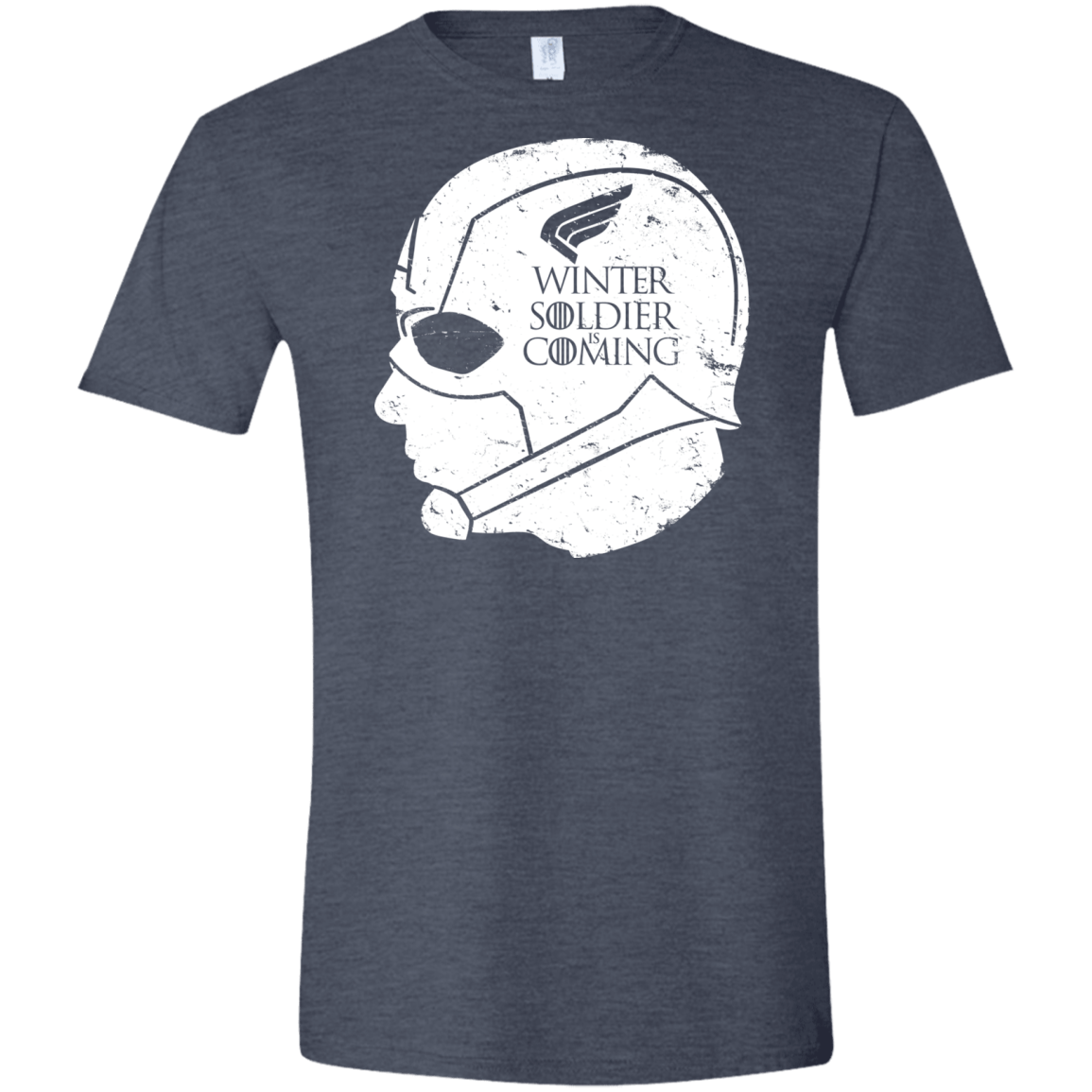 T-Shirts Heather Navy / S House Rogers Men's Semi-Fitted Softstyle