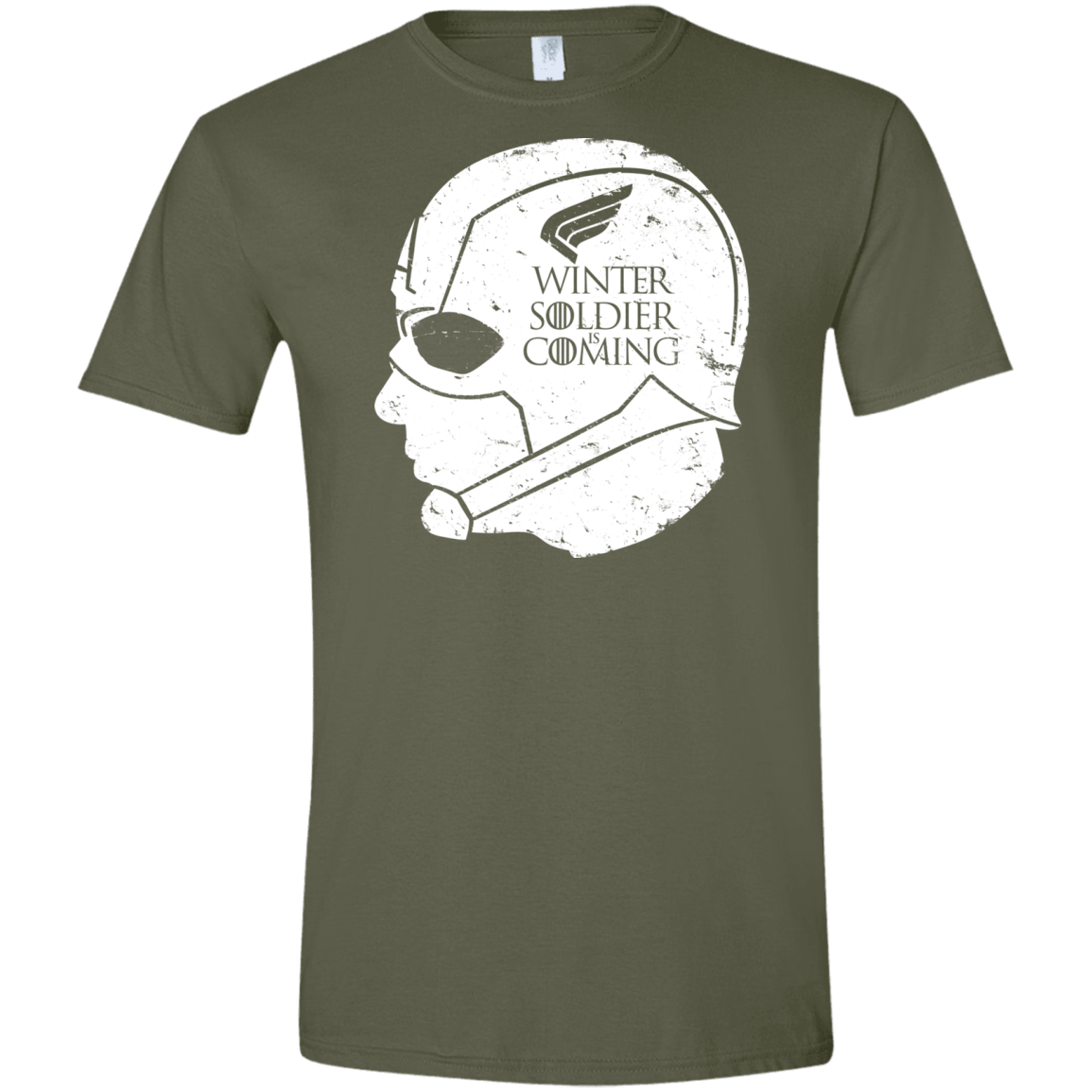 T-Shirts Military Green / S House Rogers Men's Semi-Fitted Softstyle
