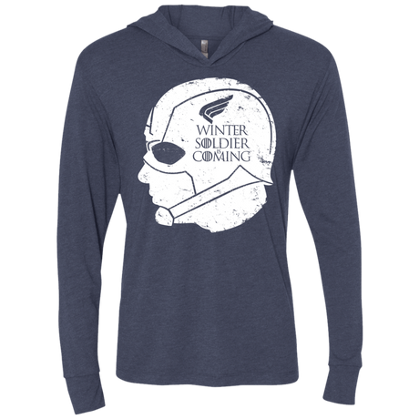 T-Shirts Vintage Navy / X-Small House Rogers Triblend Long Sleeve Hoodie Tee