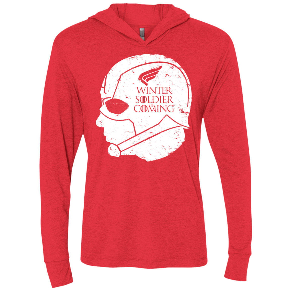 T-Shirts Vintage Red / X-Small House Rogers Triblend Long Sleeve Hoodie Tee