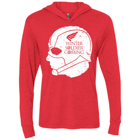 T-Shirts Vintage Red / X-Small House Rogers Triblend Long Sleeve Hoodie Tee