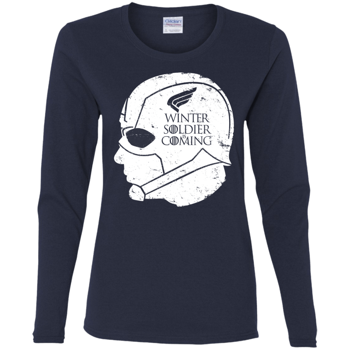 T-Shirts Navy / S House Rogers Women's Long Sleeve T-Shirt