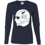 T-Shirts Navy / S House Rogers Women's Long Sleeve T-Shirt