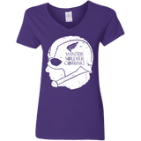 T-Shirts Purple / S House Rogers Women's V-Neck T-Shirt