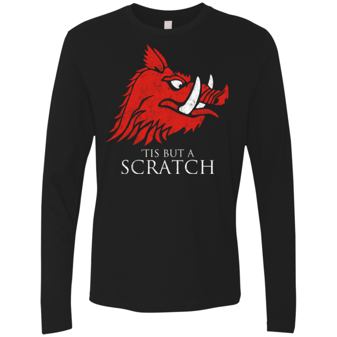 T-Shirts Black / Small House Scratch Men's Premium Long Sleeve