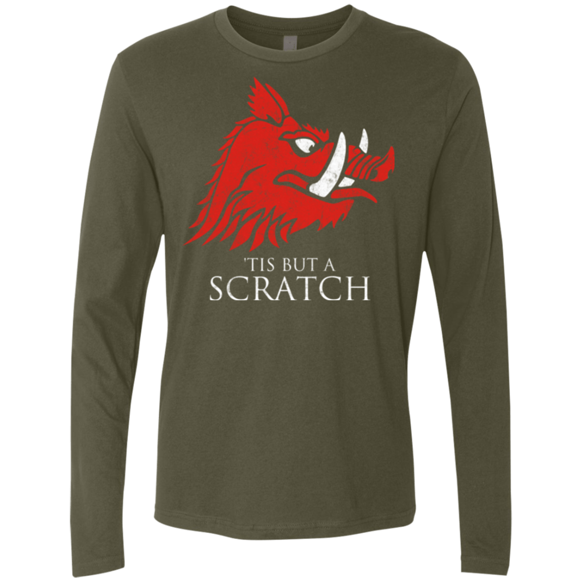 T-Shirts Military Green / Small House Scratch Men's Premium Long Sleeve