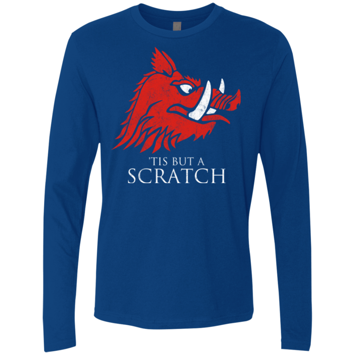T-Shirts Royal / Small House Scratch Men's Premium Long Sleeve