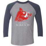 T-Shirts Premium Heather/ Vintage Navy / X-Small House Scratch Men's Triblend 3/4 Sleeve