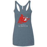 T-Shirts Indigo / X-Small House Scratch Women's Triblend Racerback Tank