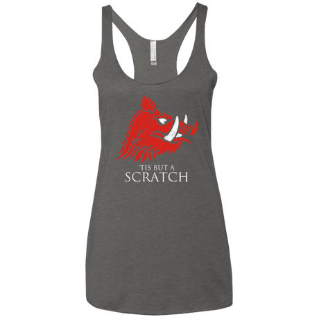 T-Shirts Premium Heather / X-Small House Scratch Women's Triblend Racerback Tank