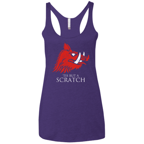 T-Shirts Purple / X-Small House Scratch Women's Triblend Racerback Tank