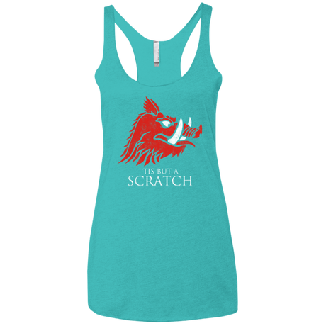T-Shirts Tahiti Blue / X-Small House Scratch Women's Triblend Racerback Tank
