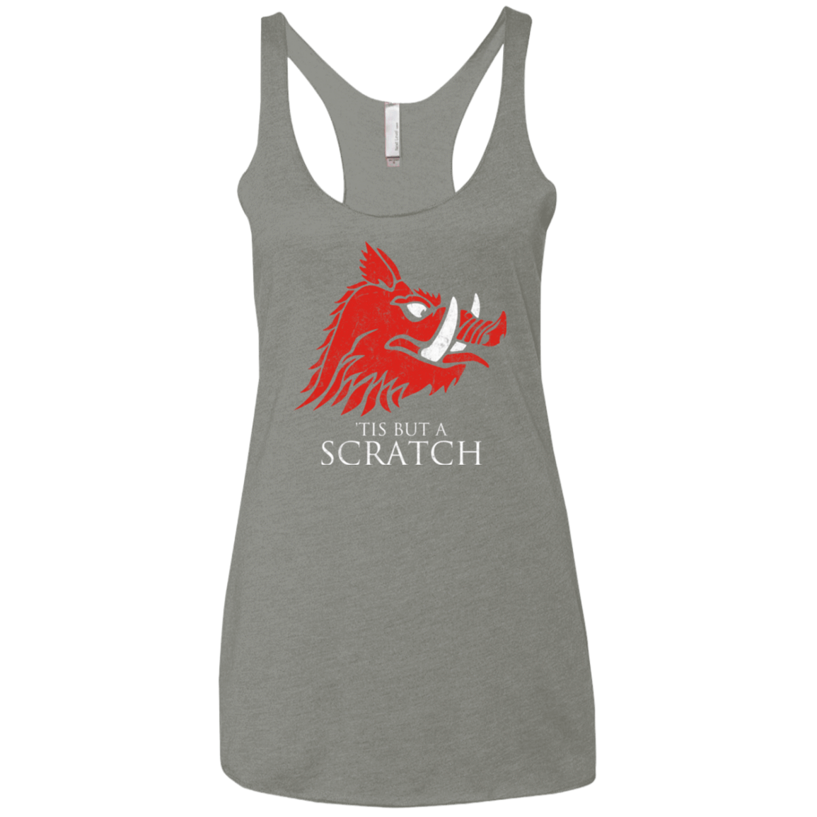 T-Shirts Venetian Grey / X-Small House Scratch Women's Triblend Racerback Tank