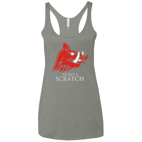 T-Shirts Venetian Grey / X-Small House Scratch Women's Triblend Racerback Tank