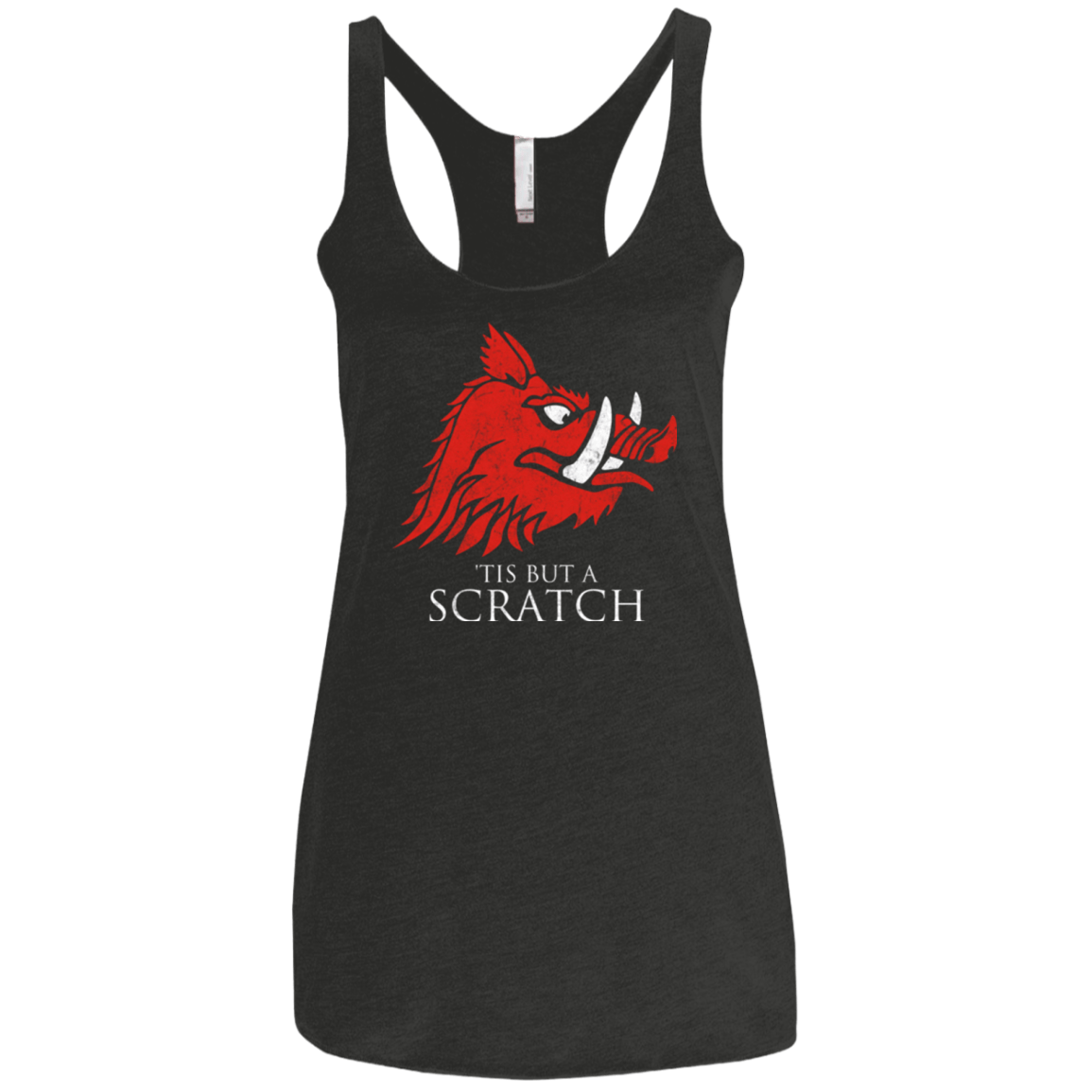 T-Shirts Vintage Black / X-Small House Scratch Women's Triblend Racerback Tank