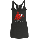 T-Shirts Vintage Black / X-Small House Scratch Women's Triblend Racerback Tank